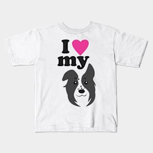 I Love My Dog Kids T-Shirt